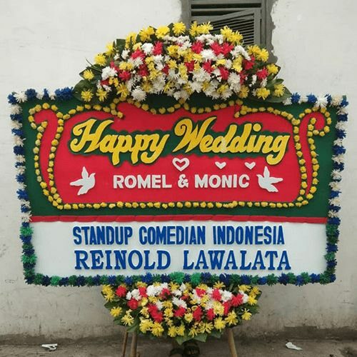 Papan Bunga Wedding