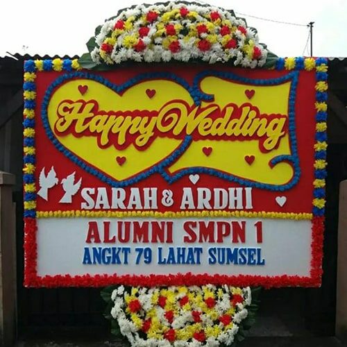 Papan Bunga Wedding
