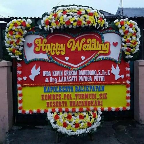 Papan Bunga Wedding