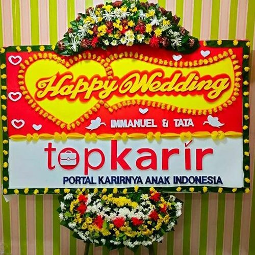 Papan Bunga Wedding