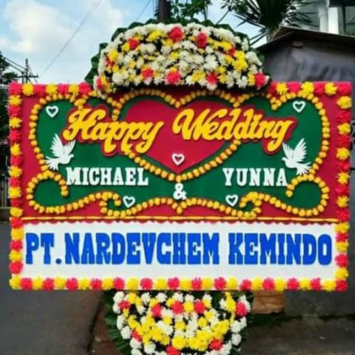 Papan Bunga Wedding