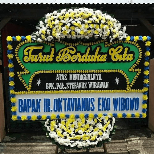 Papan Bunga Turut Berduka Cita