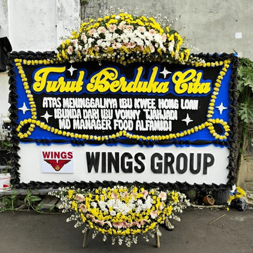 Papan Bunga Turut Berduka Cita